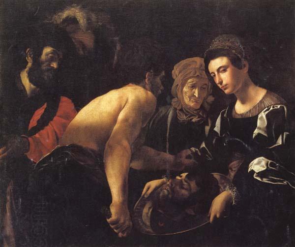 CARACCIOLO, Giovanni Battista Salome with the Head of John the Baptist China oil painting art
